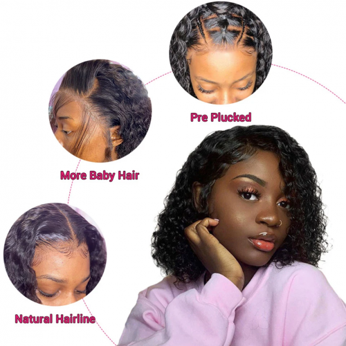12A Double Drawn Water Wave 13x4 Transparent Lace Full Frontal Wig | Human Hair Wig | Lace Front